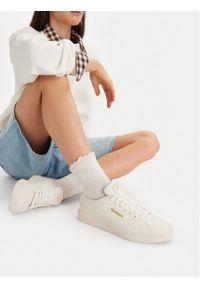 Reebok Sneakersy CEO-COURT CLEAN 100249753 Écru. Kolor: kremowy. Materiał: skóra #1