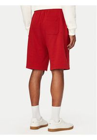 TOMMY HILFIGER - Tommy Hilfiger Szorty sportowe UM0UM03914 Czerwony Regular Fit. Kolor: czerwony. Materiał: bawełna. Styl: sportowy #4