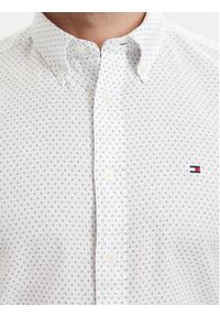 TOMMY HILFIGER - Tommy Hilfiger Koszula Poplin MW0MW43318 Biały Regular Fit. Kolor: biały. Materiał: bawełna #2