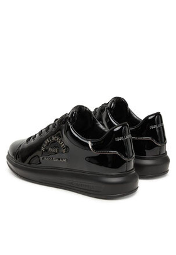 Karl Lagerfeld - KARL LAGERFELD Sneakersy KL52538S Czarny. Kolor: czarny. Materiał: skóra