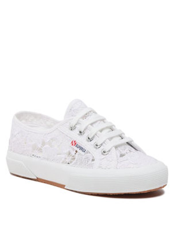 Superga Trampki 2750 Macrame S81219W Biały. Kolor: biały. Materiał: materiał