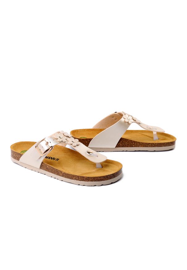 Dr. Brinkmann - DR. BRINKMANN 700886-08 beige, klapki jsponki damskie. Kolor: beżowy