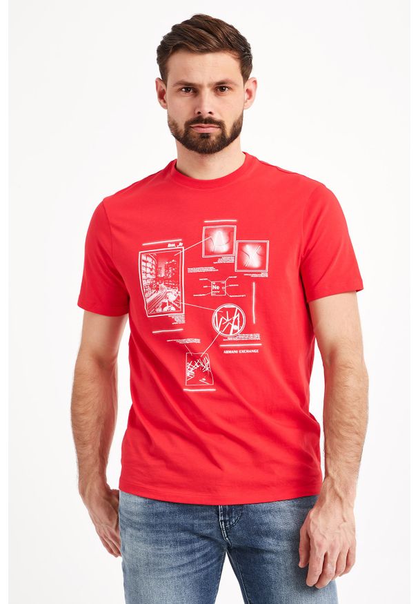 Armani Exchange - T-SHIRT ARMANI EXCHANGE. Styl: elegancki