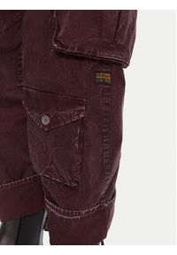 G-Star RAW - G-Star Raw Spodnie materiałowe Cargo 3D D27025-D388 Fioletowy Boyfriend Fit. Kolor: fioletowy. Materiał: bawełna #5