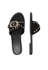 DeeZee Klapki CEO-LB-F9963-YLD Czarny. Kolor: czarny. Materiał: materiał #7