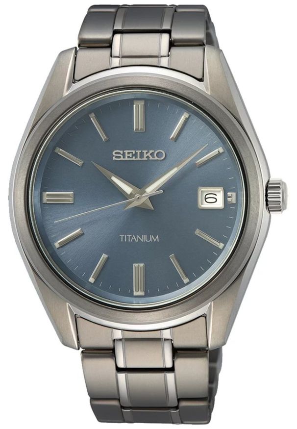 Seiko - Zegarek Męski SEIKO Quartz Titanium Classic SUR371P1