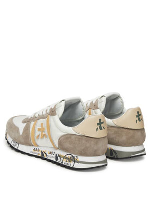 Premiata Sneakersy ERIC VAR 5670 Brązowy. Kolor: brązowy. Materiał: zamsz, skóra