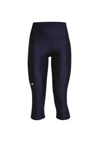 Legging damska wysoka talia Under Armour HeatGear®. Kolor: biały, niebieski, wielokolorowy. Sport: bieganie #1