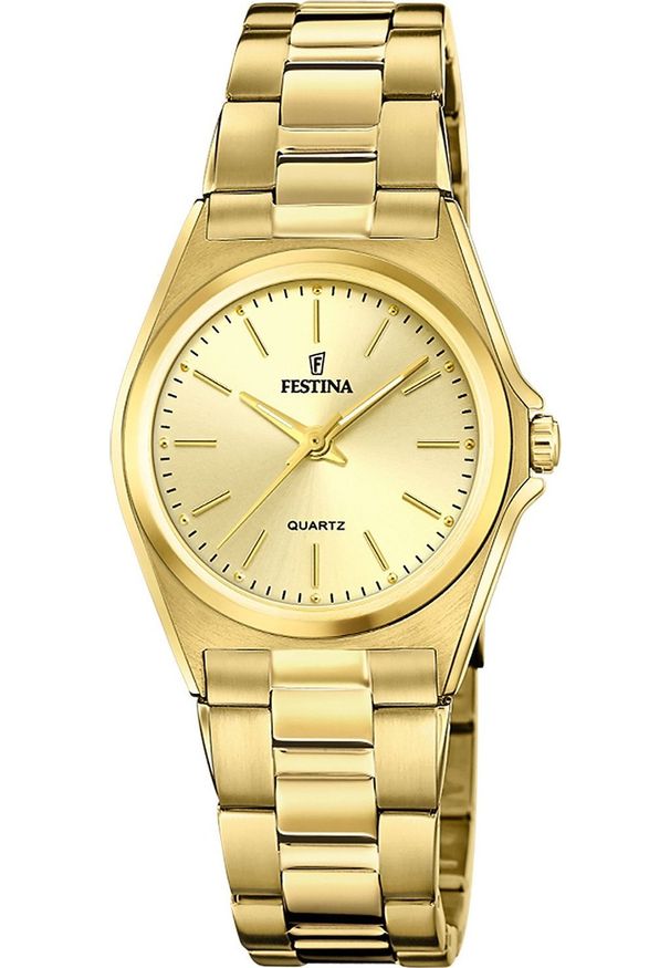 Zegarek Festina Zegarek damski Festina F20557-3 złoty. Kolor: złoty