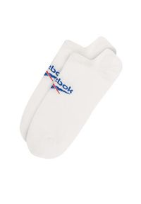 Reebok Zestaw 3 par stopek unisex CL FO Invisible Sock GG6680 Biały. Kolor: biały. Materiał: bawełna