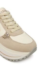Liu Jo Sneakersy Plus 01 BF5011 PX078 Beżowy. Kolor: beżowy. Materiał: zamsz, skóra #5
