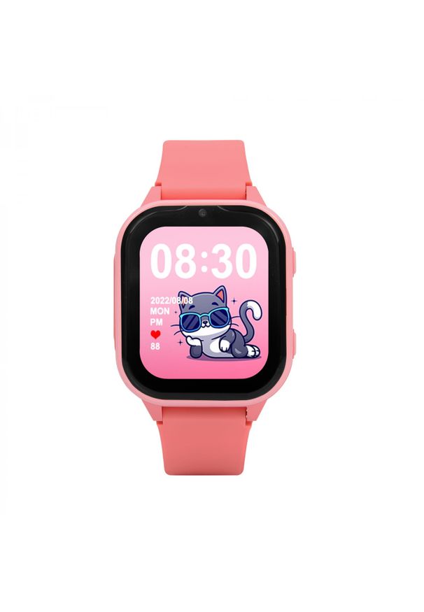 GARETT - Smartwatch Garett Kids Sun Ultra 4G różowy. Rodzaj zegarka: smartwatch. Kolor: różowy