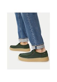 Półbuty Clarks. Kolor: zielony #1