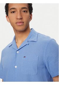 Tommy Jeans Koszula DM0DM23058 Niebieski Regular Fit. Kolor: niebieski. Materiał: len #2
