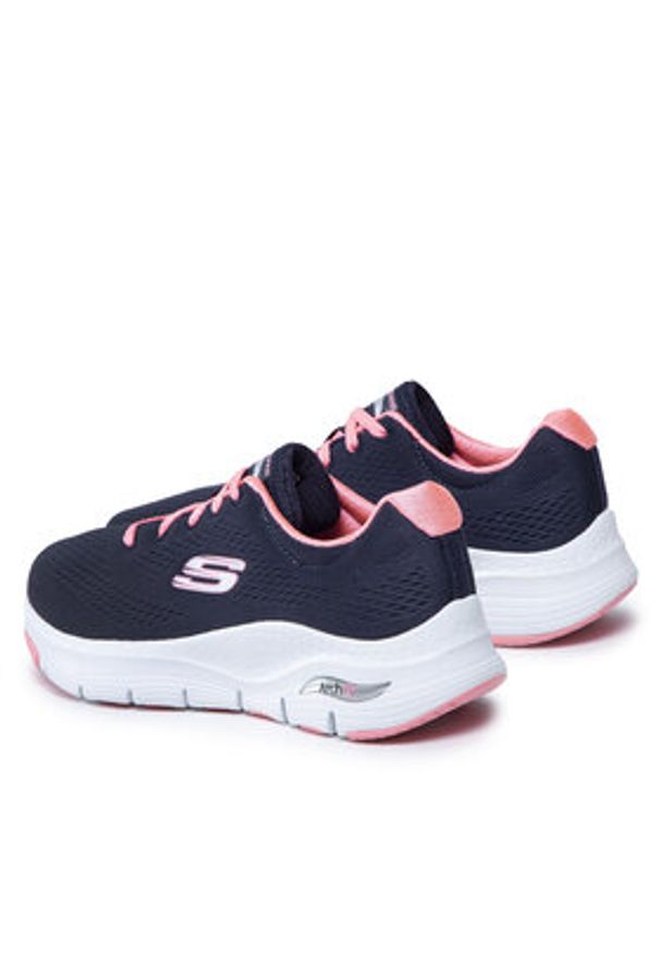 skechers - Skechers Sneakersy Skechers Arch Fit-Big Appeal Granatowy. Kolor: niebieski. Materiał: materiał