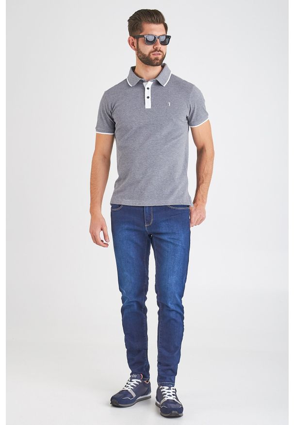 Koszulka polo Trussardi Jeans elegancka, polo