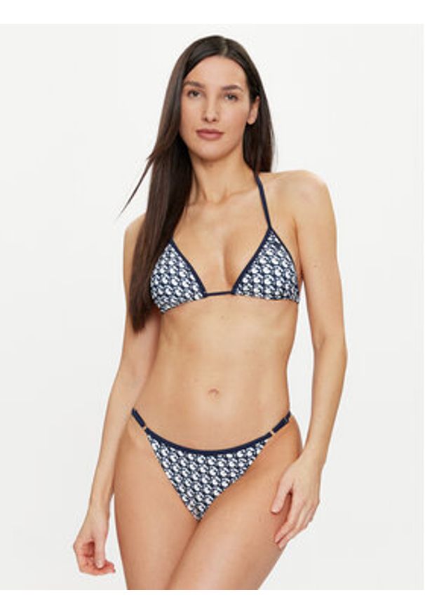 Guess Dół od bikini E4GO23 MC04R Niebieski. Kolor: niebieski. Materiał: syntetyk