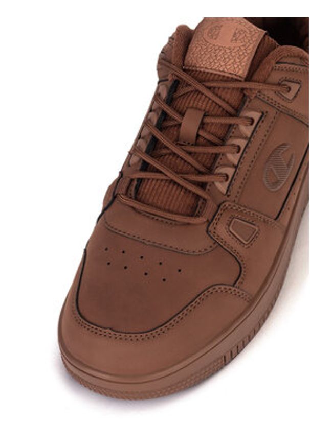 Champion Sneakersy RD18 LOW CORD S22294-MS031 Brązowy. Kolor: brązowy. Materiał: materiał