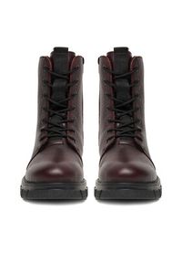 Rieker Trzewiki CEO-Z9116-35 Bordowy. Kolor: czerwony. Materiał: skóra #5