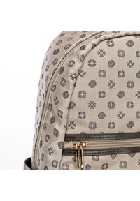 Wittchen - Damski plecak elegancki w monogram beżowy. Kolor: beżowy. Materiał: poliester. Styl: elegancki #3