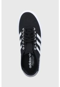 adidas Originals Tenisówki Delpala FW4240 męskie kolor czarny. Nosek buta: okrągły. Zapięcie: sznurówki. Kolor: czarny. Materiał: guma #5