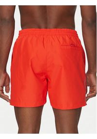Calvin Klein Swimwear Szorty kąpielowe KM0KM01109 Czerwony Regular Fit. Kolor: czerwony. Materiał: syntetyk #3
