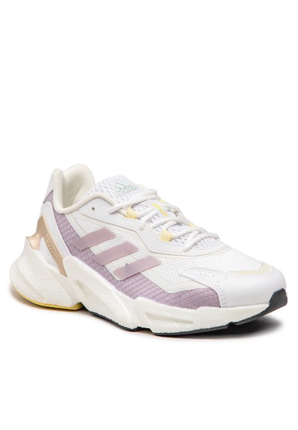 Adidas - Buty adidas X9000L4 W HR1729 Ftwht/Mauve/Owhite. Kolor: biały. Materiał: materiał