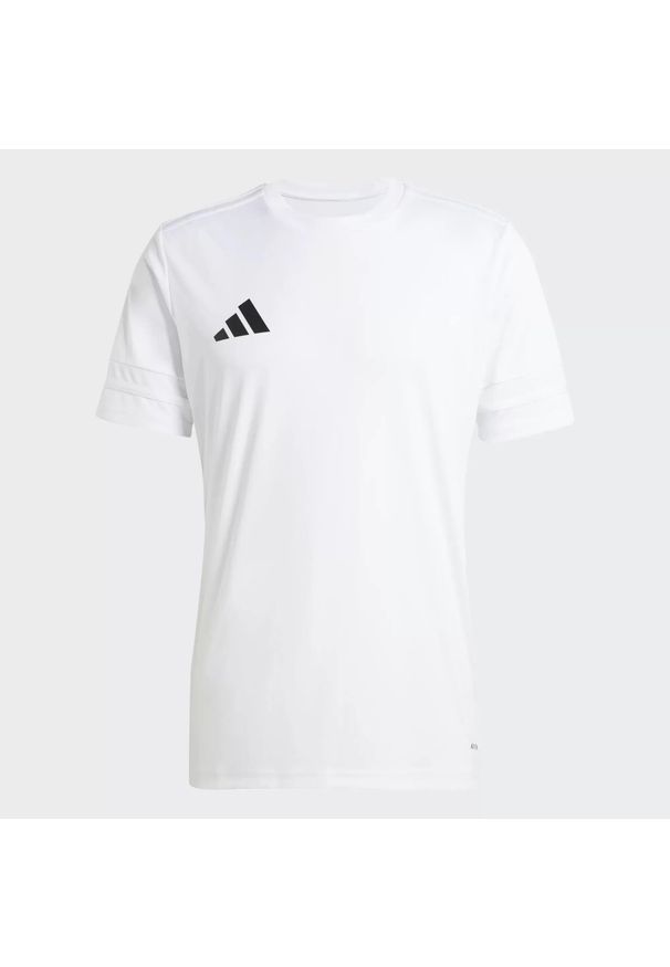Adidas - Koszulka męska adidas Squadra 25. Kolor: biały. Materiał: poliester. Sport: piłka nożna