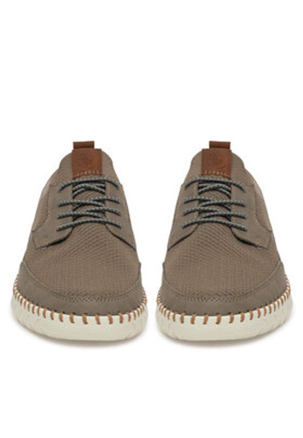Rieker Sneakersy B2953-64 Beżowy. Kolor: beżowy. Materiał: materiał