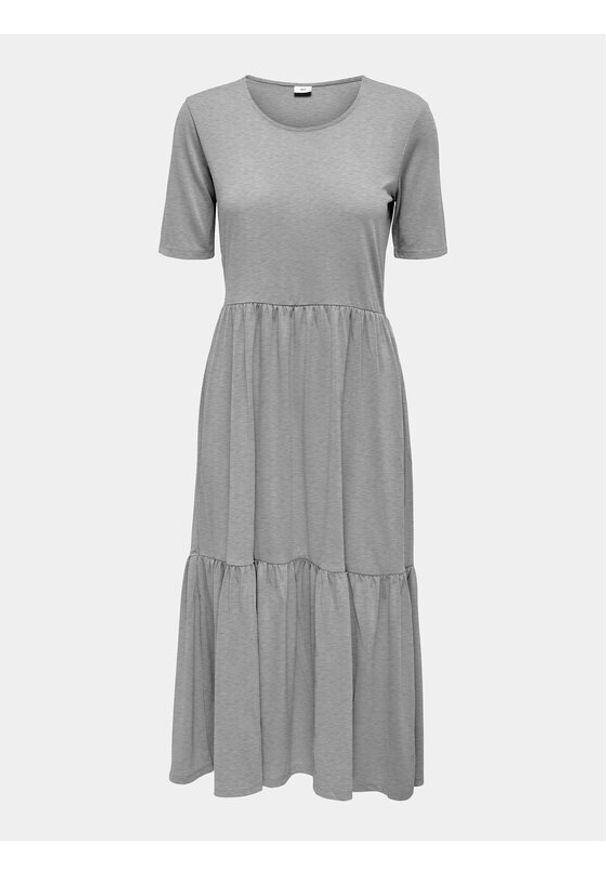 JDY Sukienka codzienna Dalila 15195291 Szary Loose Fit. Okazja: na co dzień. Kolor: szary. Materiał: syntetyk. Typ sukienki: proste. Styl: casual