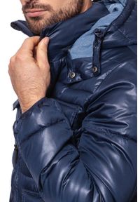 Lee - KURTKA ZIMOWA LEE LOCO PUFFER NAVY L87NWS35. Typ kołnierza: kołnierzyk stójkowy. Materiał: materiał. Sezon: zima #3