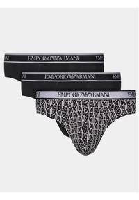 Emporio Armani Underwear Komplet 3 par slipów 112132 4R717 35421 Czarny. Kolor: czarny. Materiał: bawełna