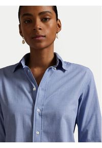 Polo Ralph Lauren Koszula 211941509004 Błękitny Slim Fit. Typ kołnierza: polo. Kolor: niebieski. Materiał: bawełna #8