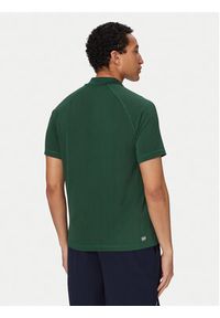 Lacoste Polo DH0159 Zielony Regular Fit. Typ kołnierza: polo. Kolor: zielony. Materiał: syntetyk #3