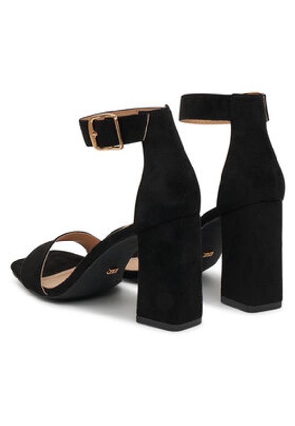 DeeZee Sandały 1519-W1 Czarny. Kolor: czarny. Materiał: materiał