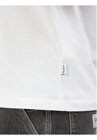 Pepe Jeans T-Shirt Flag PM509720 Biały Regular Fit. Kolor: biały. Materiał: bawełna #3