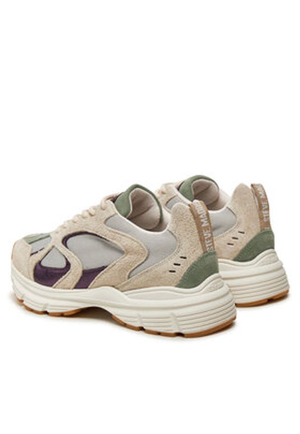 Steve Madden Sneakersy Plaja SM11001908 Biały. Kolor: biały. Materiał: skóra