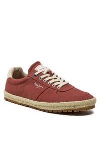 Pepe Jeans Sneakersy Drenan Sporty PMS10323 Czerwony. Kolor: czerwony #4