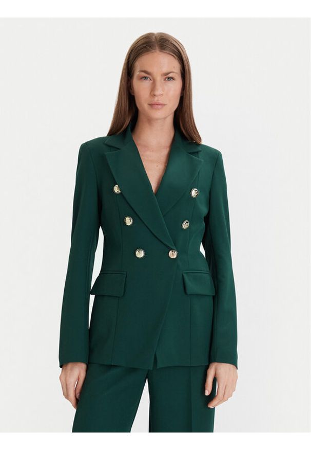 Maryley Marynarka 25IB139/43BI Zielony Regular Fit. Kolor: zielony. Materiał: syntetyk