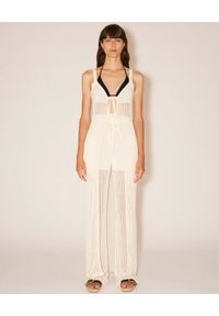 NANUSHKA - Rozpinana sukienka plażowa Elianne. Kolor: biały. Materiał: bawełna