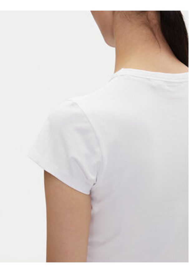 Hugo - HUGO T-Shirt Dome_B 50537247 Biały Slim Fit. Kolor: biały. Materiał: bawełna