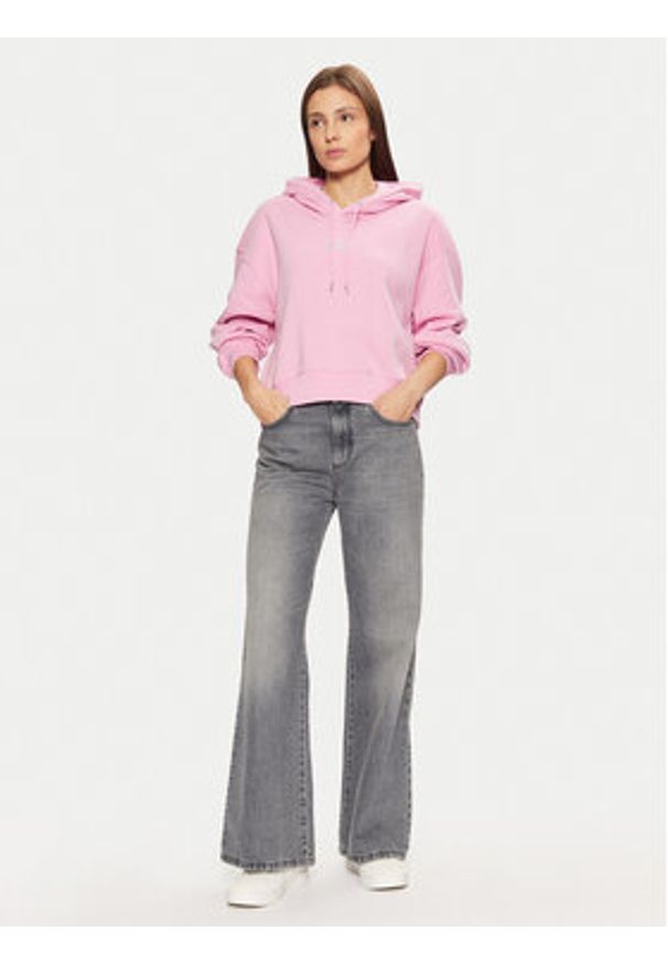 GAP - Gap Bluza 588015-01 Różowy Relaxed Fit. Kolor: różowy. Materiał: bawełna