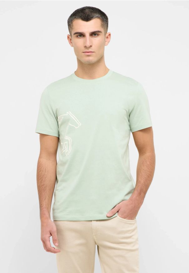Męski T-Shirt Mustang Style Austin Frosty Green 1016493 6180