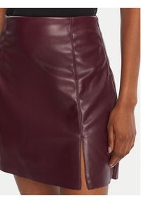 Vero Moda Spódnica z imitacji skóry Nelly 10322469 Fioletowy Regular Fit. Kolor: fioletowy. Materiał: skóra #4