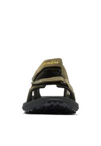 columbia - Columbia Sandały 2121561 Khaki. Kolor: brązowy. Materiał: zamsz, skóra #7
