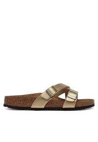Klapki Birkenstock. Kolor: złoty