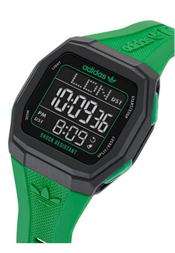 Adidas - adidas Zegarek Tech One AOST24566 Zielony. Kolor: zielony