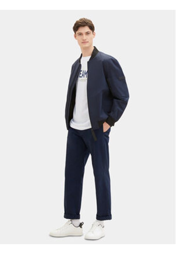Tom Tailor Denim T-Shirt 1040838 Biały Regular Fit. Kolor: biały. Materiał: bawełna