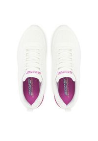 skechers - Skechers Sneakersy Bobs Vision Air- 117646/W Biały. Kolor: biały. Materiał: skóra #5