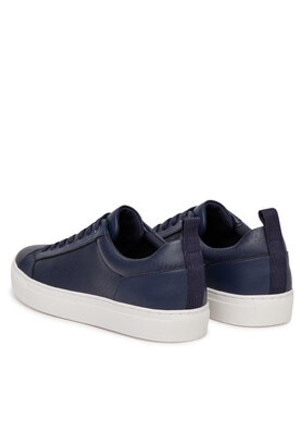 Hugo - HUGO Sneakersy Morien Tenn 50541696 Granatowy. Kolor: niebieski. Materiał: skóra